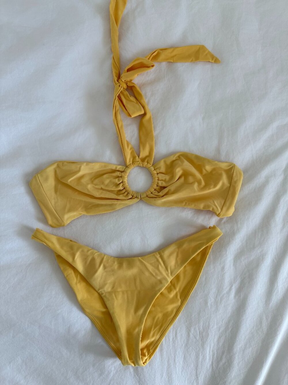 Revolve yellow bikini set small